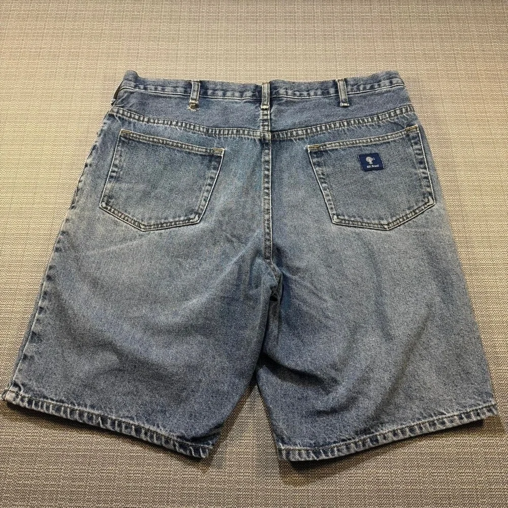 RK Brand Y2K Baggy Cotton Denim Shorts Men's Size 38